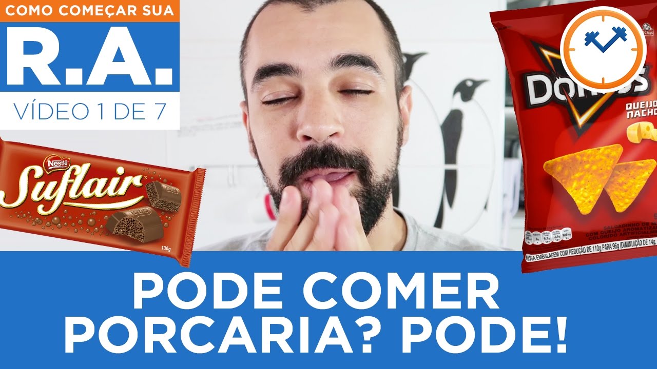 PODE COMER PORCARIA NA REEDUCAÇÃO ALIMENTAR? Semana da Reeducação Alimentar (1 de 7) Saúde na Rotina