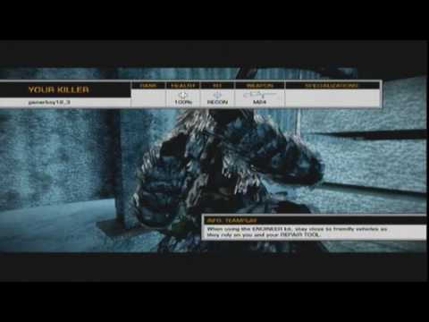 Battlefield : Bad Company 2 :: 4 in 1 mortar demolition kill