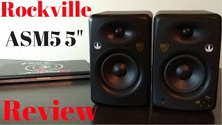 Video thumbnail for Studio Monitors Review |  Rockville ASM5 USB by Dj Positive P