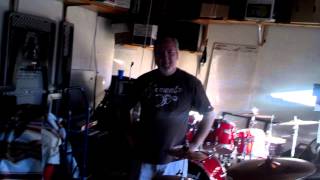 Surprise Darin with a drum set