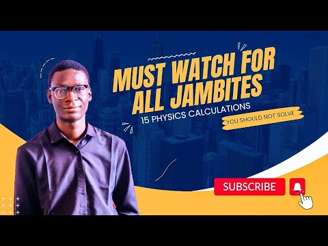15 PHYSICS CALCULATION QUESTIONS YOU SHOULD NOT SOLVE || UTME STANDARD #jamb #utme #trending