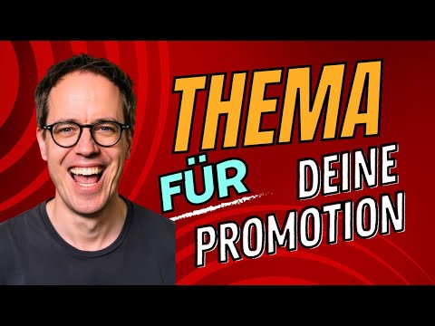 Perfektes Promotionsthema finden in Jura | Tipps für schnelles Promovieren | Crashkurs Folge 2