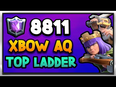 🏆8811 #11 IN THE WORLD WITH XBOW QUEEN (ft. Tytoń)! Clash Royale