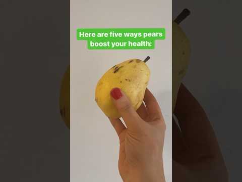🍐 5 ways pears boost your health.