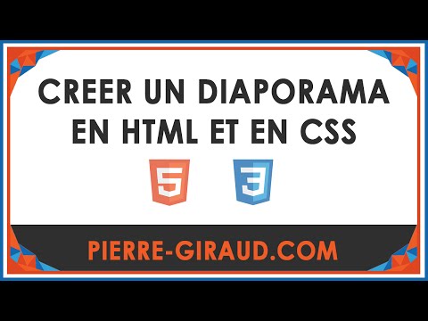 Création d un diaporama en HTML et en CSS