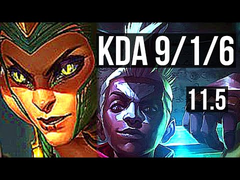 CASSIOPEIA vs EKKO (MID) | 9/1/6, Legendary, 400+ games | EUW Diamond | v11.5