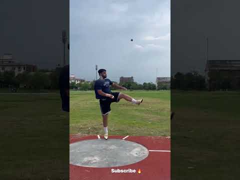 Amazing Shotput New National Record #shorts