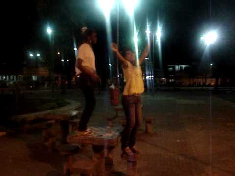 Pagando mico no parque lepoldina