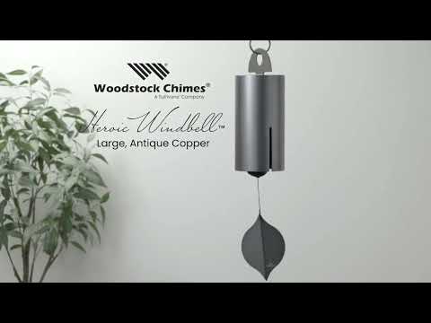 Heroic Windbell - Large, Antique Silver