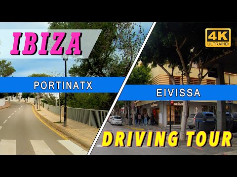 IBIZA: Portinatx / Eivissa - Passeio de carro (4K Ultra HD)