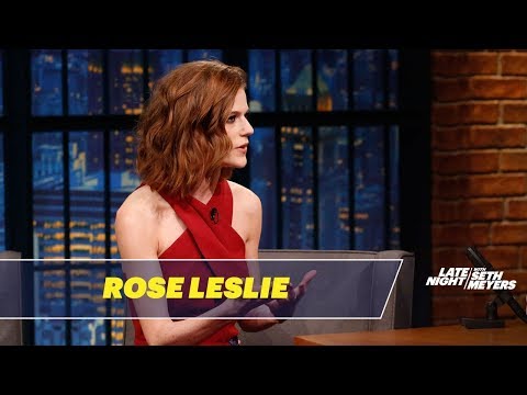 ローズ・レスリーはキット・ハリントンにゲーム・オブ・スローンズの脚本を読ませようとしない (Rose Leslie Won't Let Kit Harington Read Game of Thrones Scripts Near Her)