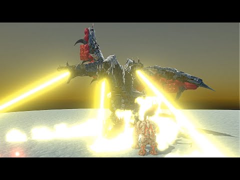 DEATH GHIDORAH (DESGHIDORAH) VS ALL FACTION - Animal Revolt Battle Simulator