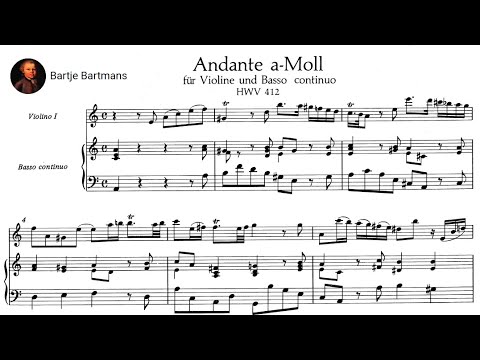 George Fr. Handel - Andante, HWV 412 & Allegro, HWV 408 (c. 1725)