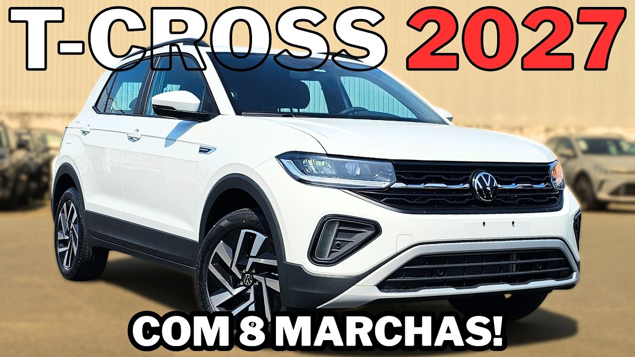 T-CROSS COMFORTLINE 2027: 8 marchas fizeram diferença? Teste completo!