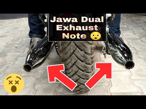 Jawa, Jawa 42 Exhaust note with baffle & Engine Sound