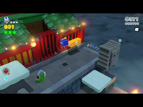Super Mario 3D World (Switch) 6-3 Speedrun - Time: 35 (Former WR)