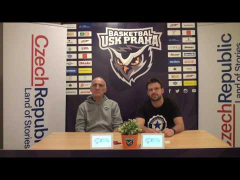 EYBL press conference: USK Prague - Stellazzurra BA
