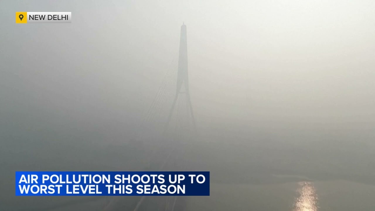 India's capital chokes as air pollution levels hit 50 times the safe limit