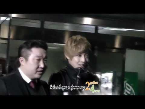 111230 KimHyunJoong fancam-KBS Gayodaecookjae(go out)