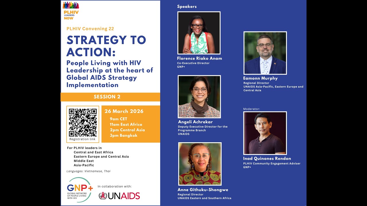 STRATEGY TO ACTION 2: PLHIV Leadership at the heart of Global AIDS Strategy 2026-2031 Implementation