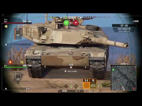 World of Tanks Console Modern Armor -- Target practise M1A1 with almost 18k damage in Defeat