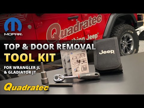 Mopar Top & Door Removal Tool Kit for Jeep Wrangler JL & Jeep Gladiator JT