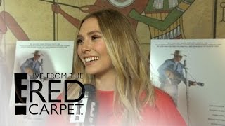 Elizabeth Olsen Watches &quot;Fuller House&quot; | Live from the Red Carpet | E! News