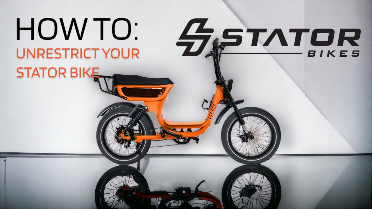 How to unrestrict your Stator bike for private property use