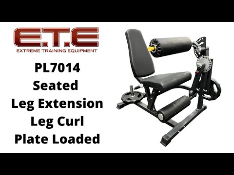 PL7014 Leg Extension Leg Curl Plate Loaded assembly Extreme Training Equipment