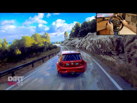 DiRT Rally 2.0 Volkswagen Polo GTI R5  (Working From Home With Steering Wheel Gameplay)