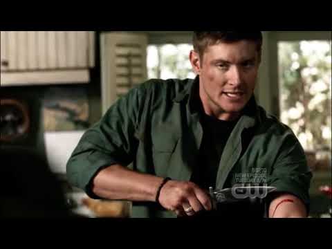Supernatural 4x01 Lazarus Rising  Dean Visits Bobby