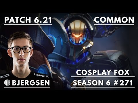 271. Bjergsen Cosplay Fox - Jayce vs Viktor - Mid - October 31st, 2016 - S6 Patch 6.21