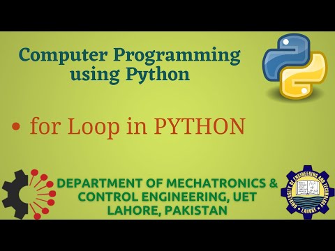 Python Programming Basics To Advanced For Loop In Python Lab 09p 1
