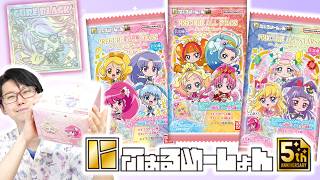 謎の５周年レアが収録！？　にふぉるめーしょん プリキュアオールスターズ シールウエハース4　２BOX 開封！！