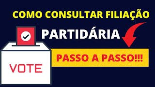 Consultar Afiliação Partidária - Como Saber se Estou Afiliado a um Partido