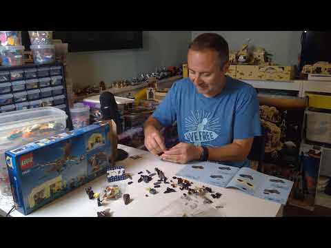 Building Lego Harry Potter Hungarian Horntail Triwizard Challenge set 75946!