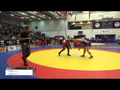 Men's Freestyle 86 RR Rnd 1 - Richard Perry (NYAC) vs. Gwan Uk Kim (Kore)