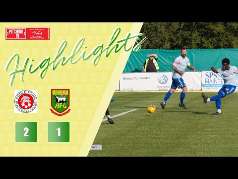 POOLE TOWN 2-1 HENDON - Highlights 16 October 2021