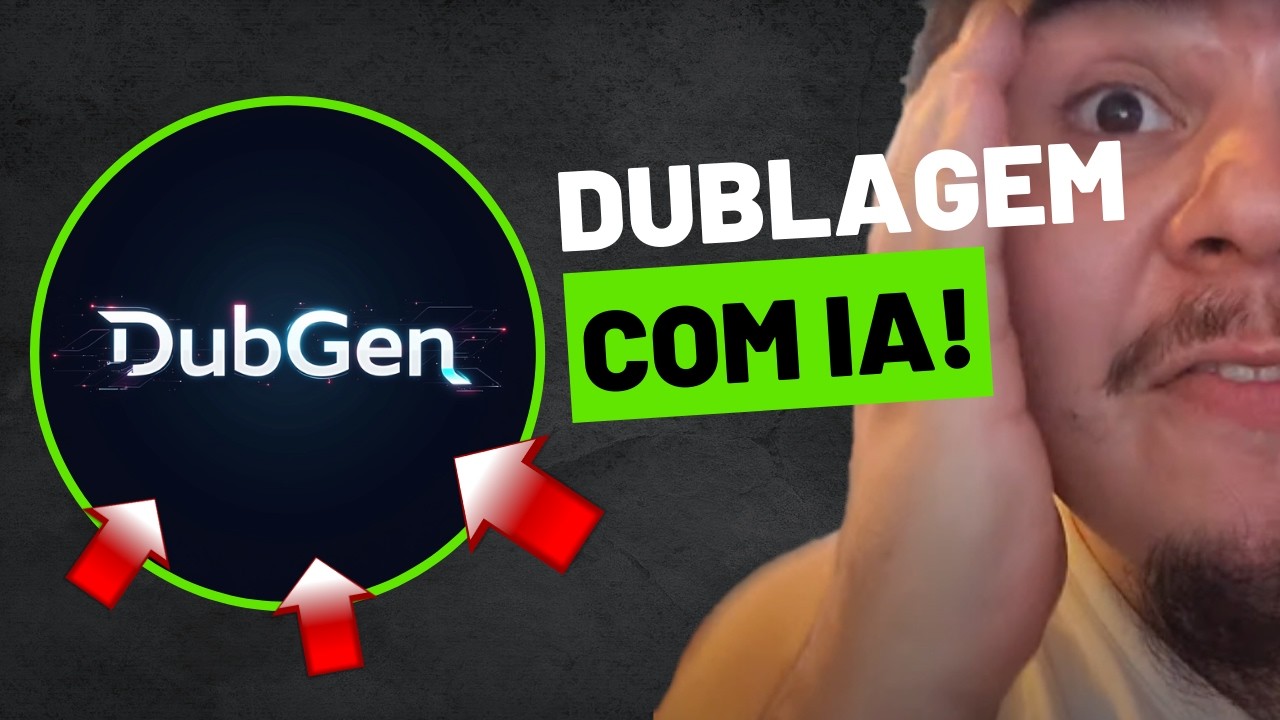 DubGen Programa de Dublagem com Inteligência Artificial #dublagem #IA