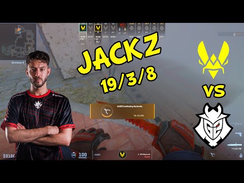 JACKZ vs G2 | CS2 Pro Gameplay | Vitality 1-2 G2 | Blast Premier | POV Highlights Clutch