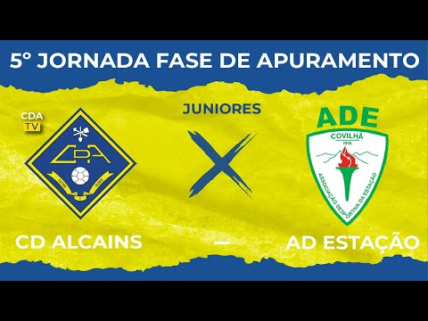 Transmissão em Direto | CD ALCAINS vs ADE | 5º Jornada Fase de apuramento JUNIORES