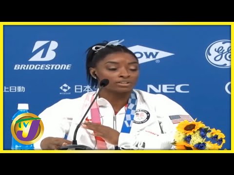 Simone Biles of the USA TVJ Sports Commentary July 30 2021