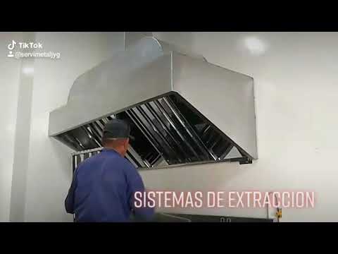 Instalación de sistemas de extracción campana, ductos