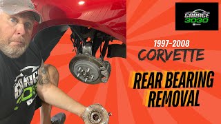 How To Install Rear Wheel Bearings On A 1997-2008 Corvette!