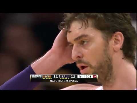 2012 NBA New York Knicks at Los Angeles Lakers, December 25, 2012