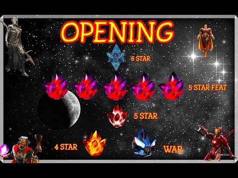 Crystals Opening - 5 STAR FEAT & 6 STAR - Corvus ? - Marvel Contest Of Champions