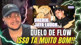REACT (FLOWZADA!!!🔥) DHERIK x JAYA LUUCK | SEGUNDA FASE | BATALHA DO S #76