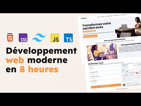 Web moderne pour débutants dans 8h | Cours complet (HTML, CSS, TailwindCSS, JavaScript & TypeScript)