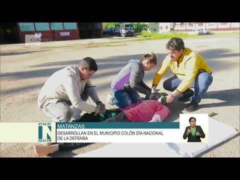 Realiza Matanzas ejercicios del Día Nacional de la Defensa en Colón