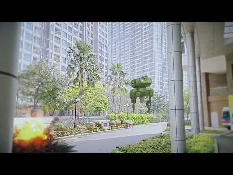 Kỹ xảo Robot walker bắn tên lửa nổ như phim Star Wars VFX